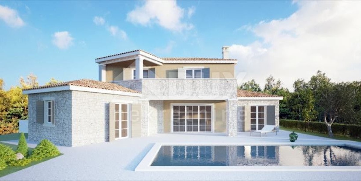 ISTRIA, TINJAN - Nuova costruzione con piscina