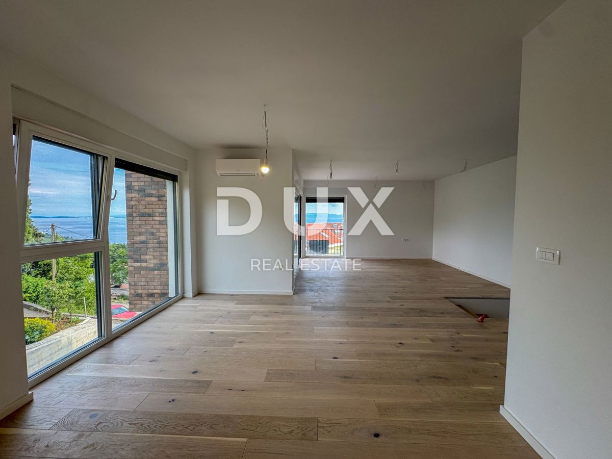 OPATIJA, PAVLOVAC - appartamento più grande 148m2, 3 camere da letto, terrazza sul tetto, nuova costruzione vicino a Opatija, vista
