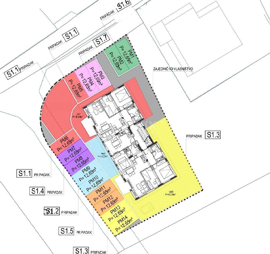 ZADAR, GORNJI BILIG - Attico con vista panoramica in costruzione S6