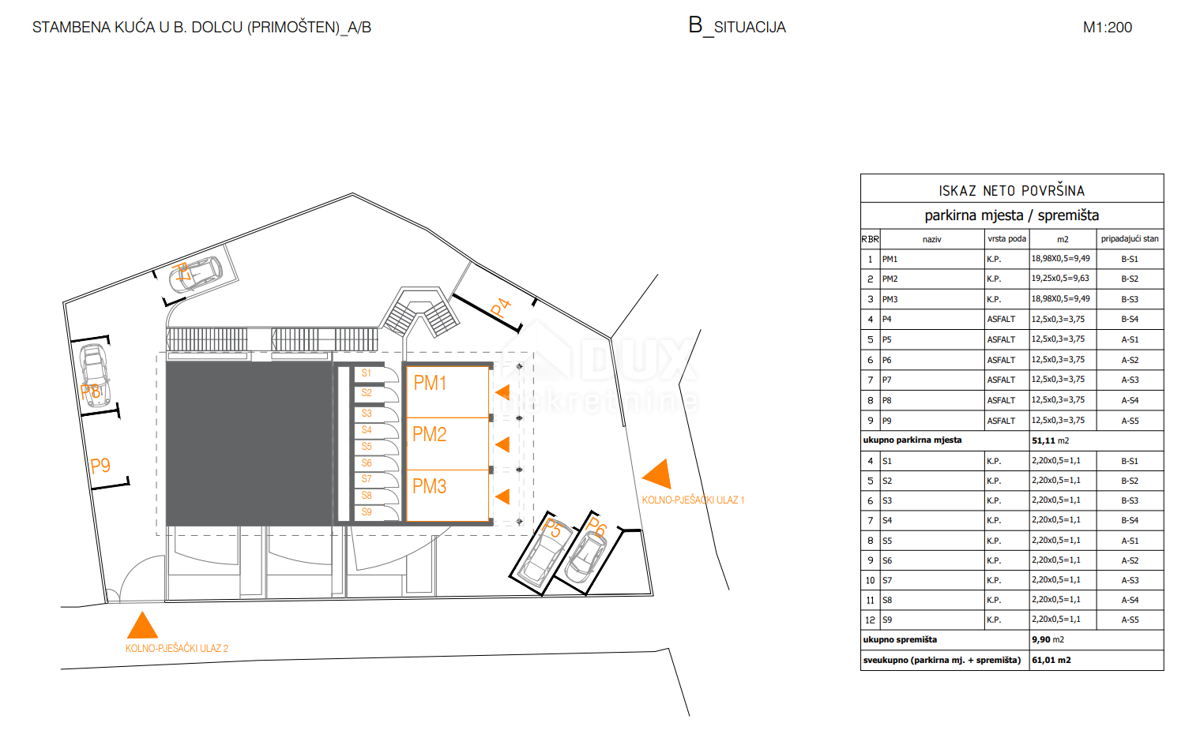 Appartamento Primošten Burnji, Primošten, 62,68m2