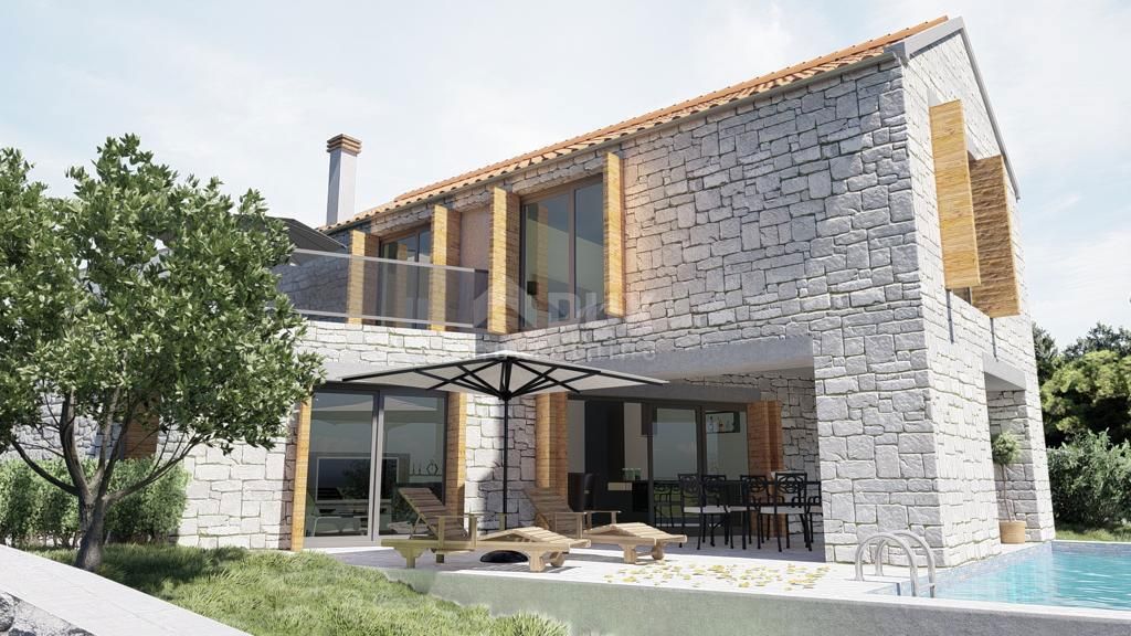 ZADAR, NOVIGRAD - Casa in pietra di alta qualità a 150 m dal mare