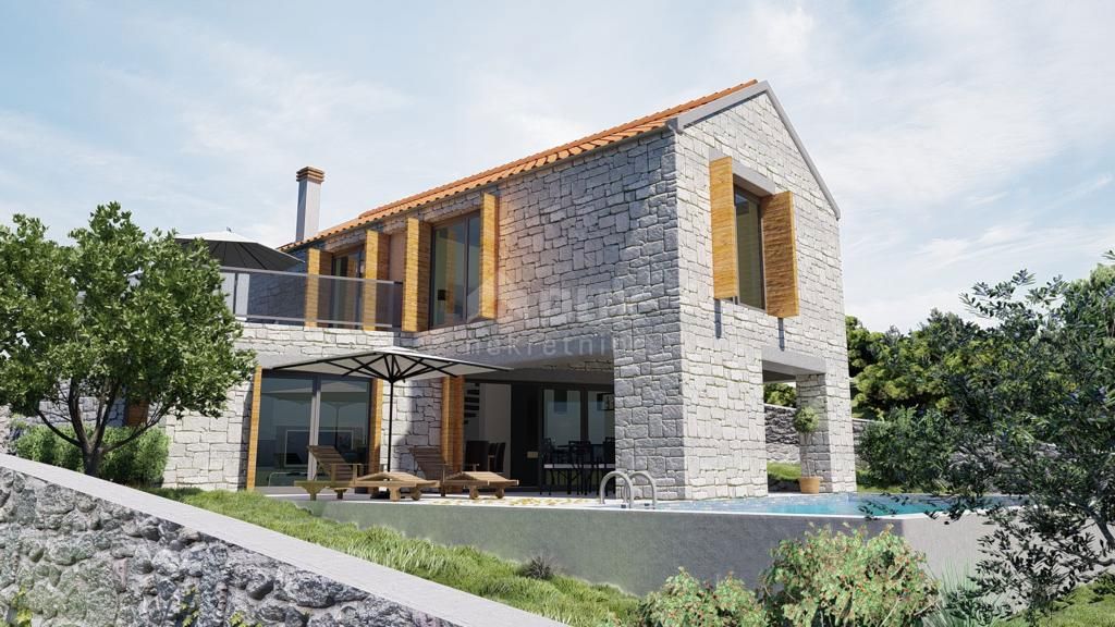 ZADAR, NOVIGRAD - Casa in pietra di alta qualità a 150 m dal mare