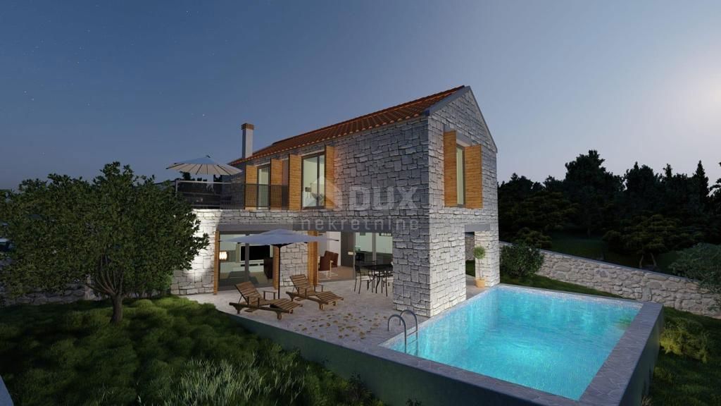 ZADAR, NOVIGRAD - Casa in pietra di alta qualità a 150 m dal mare