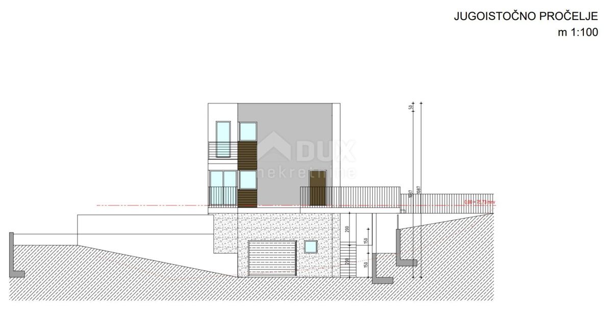 KRALJEVICA - Terreno edificabile con costruzione iniziata