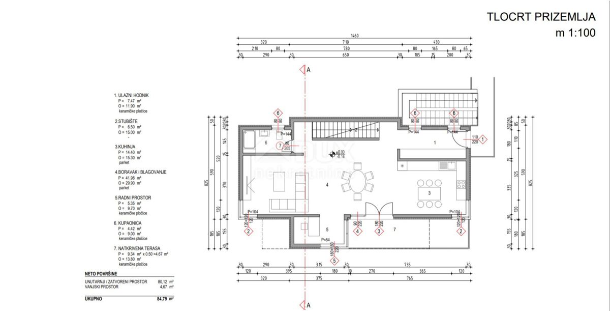 KRALJEVICA - Terreno edificabile con costruzione iniziata