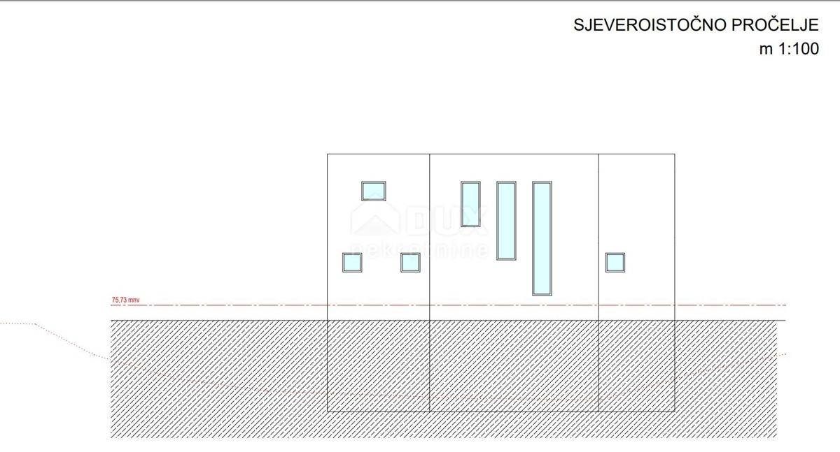 KRALJEVICA - Terreno edificabile con costruzione iniziata