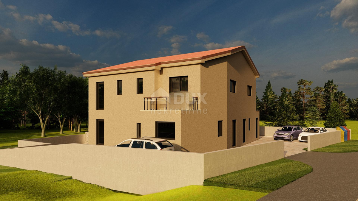 ISTRIA, BUJE - Casa bifamiliare con piscina, nuova costruzione, vista sulla natura