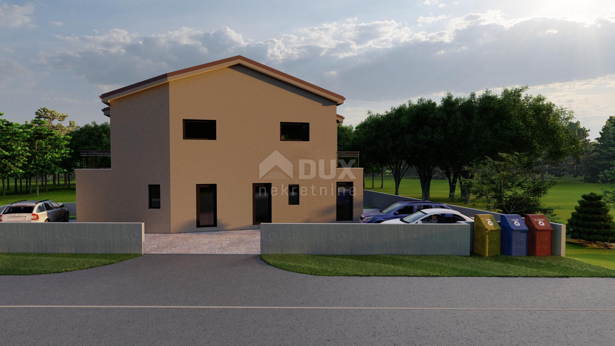 ISTRIA, BUJE - Casa bifamiliare con piscina, nuova costruzione, vista sulla natura