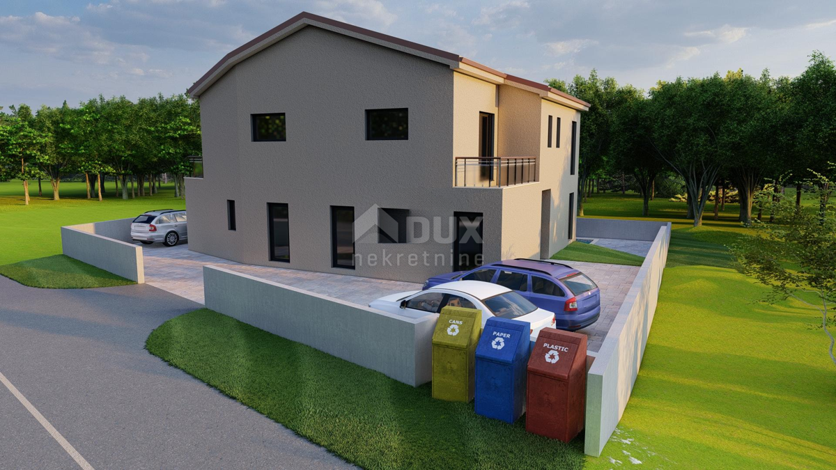 ISTRIA, BUJE - Casa bifamiliare con piscina, nuova costruzione, vista sulla natura