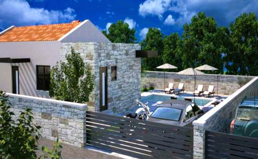 ISTRIA, SVETVINČENAT - Moderna casa su un piano con piscina