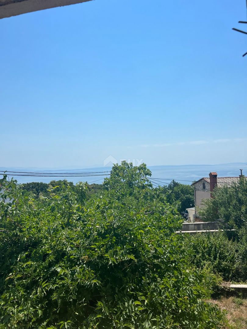 OPATIJA, POBRI - casa bifamiliare con vista aperta sul mare e giardino di 695m2