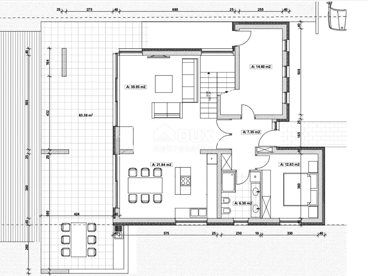 ISTRIA, NOVIGRAD - Terreno con progetto vicino al mare