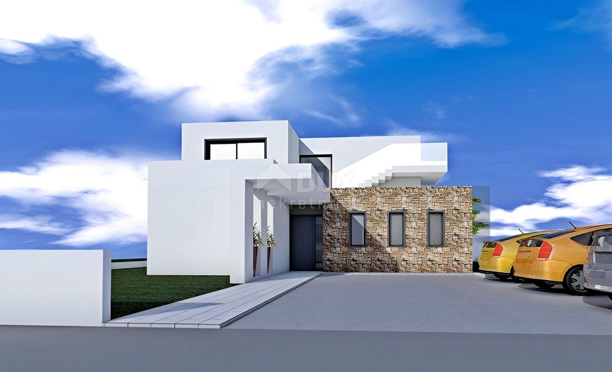 ISTRIA, NOVIGRAD - Terreno con progetto vicino al mare