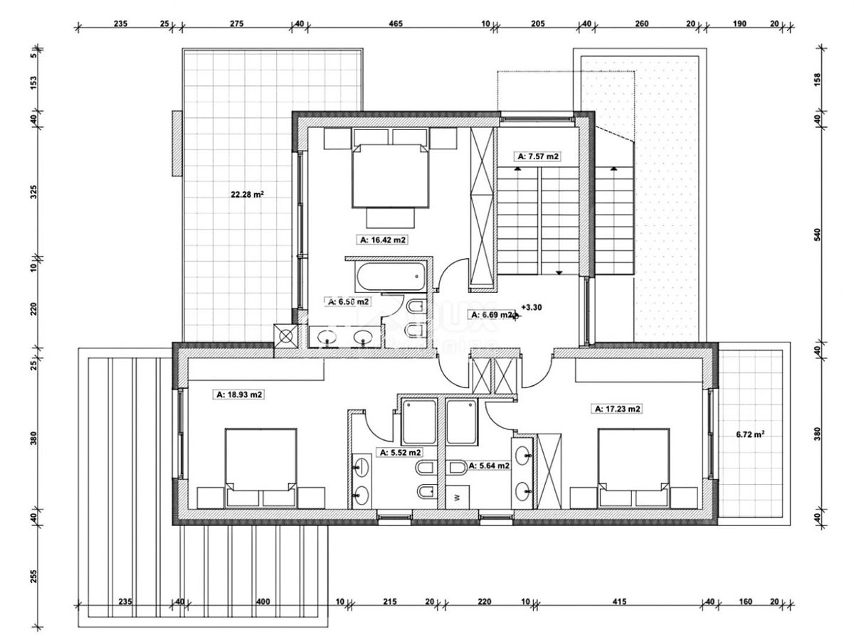 ISTRIA, NOVIGRAD - Terreno con progetto vicino al mare