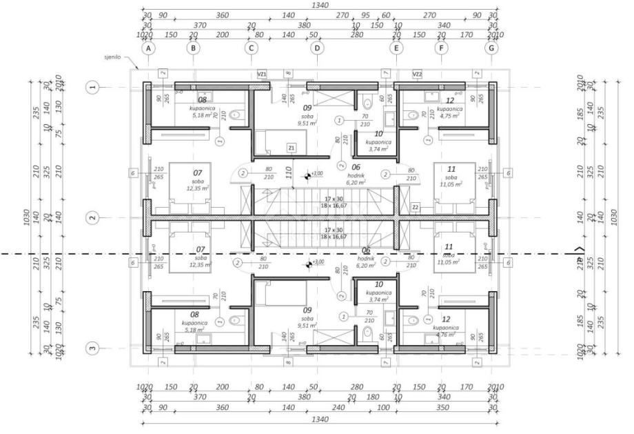 ISTRIA, MEDULINO - Casa bifamiliare in bella posizione