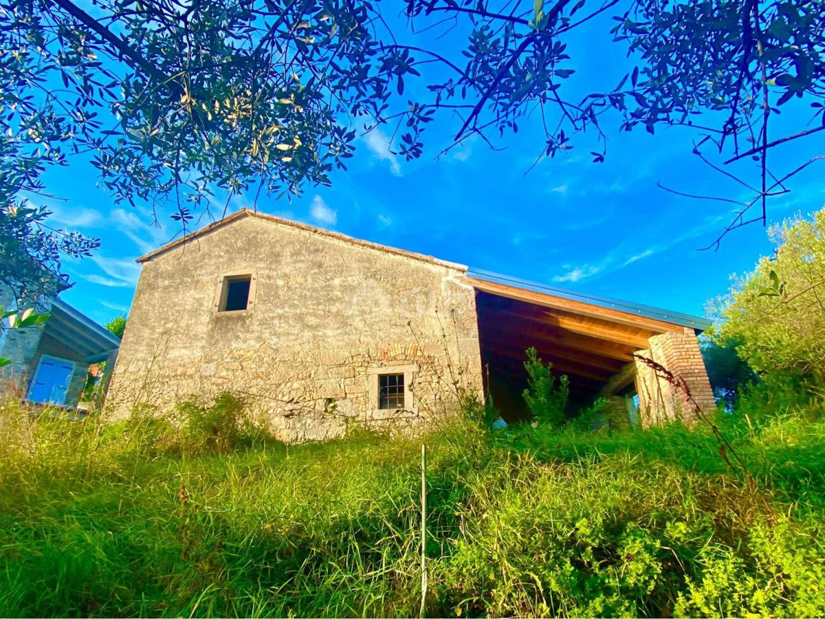 ISTRIA, DRAGUĆ - due case + 3.265 m2 di terreno edificabile con 6 case progettate! OPPORTUNITÀ!