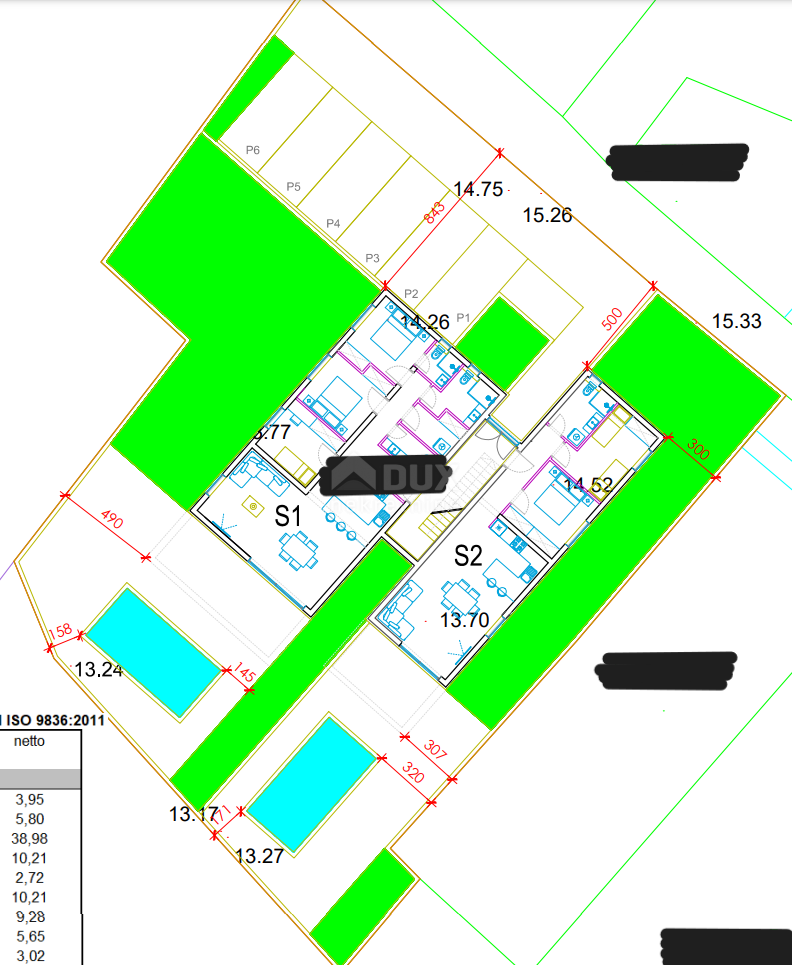 ZADAR, SUKOŠAN - Nuova costruzione! Un appartamento straordinario con la sua piscina e un enorme cortile! S2