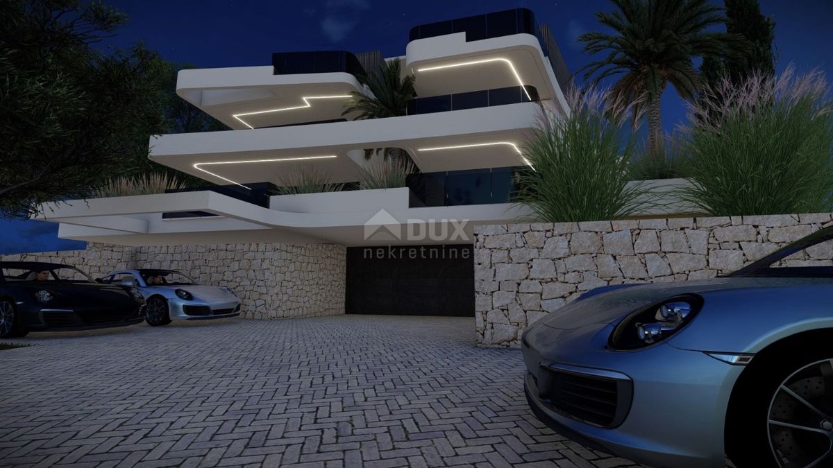 OPATIJA, LOVRAN - appartamento in un lussuoso edificio nuovo, 300 m dal mare, piscina, garage 