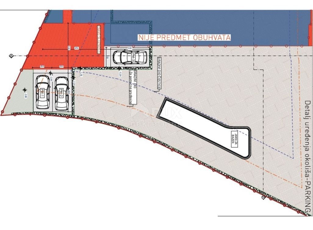 OPATIJA, LOVRAN - appartamento in un lussuoso edificio nuovo, 300 m dal mare, piscina, garage 