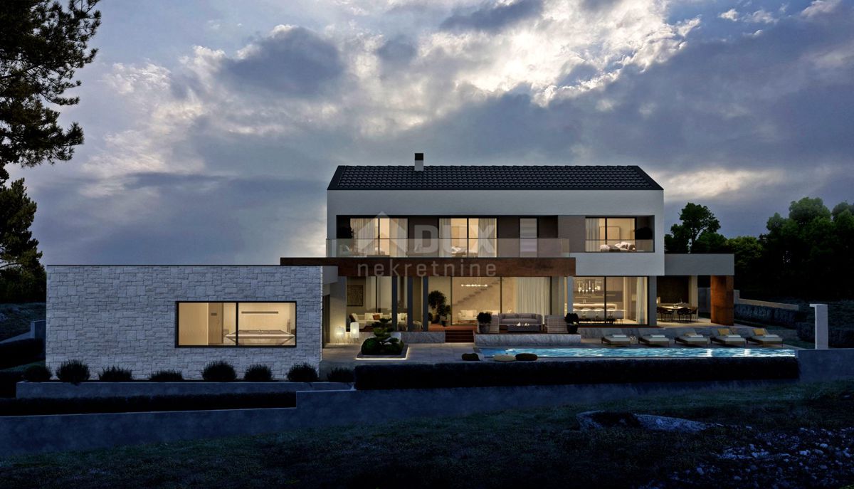 ISTRIA, LABIN - Terreno con permesso e progetto interessante