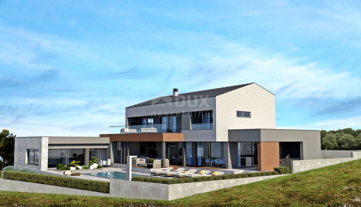 ISTRIA, LABIN - Terreno con permesso e progetto interessante