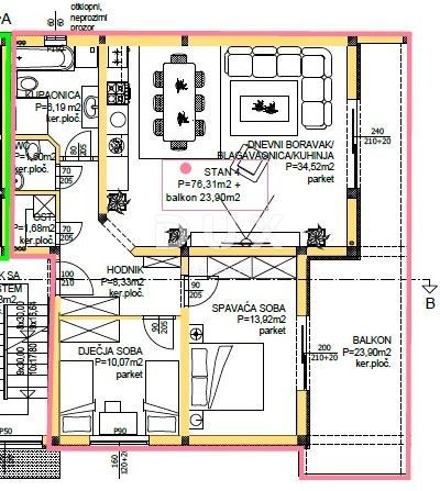 PRIVLAKA, ZADAR - OCCASIONE S2! Trasloco in appartamenti di nuova costruzione