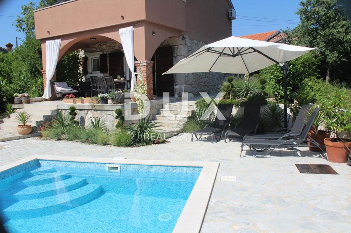 Isola di Krk, Gabonjin - Villa moderna con piscina privata e ampio giardino!