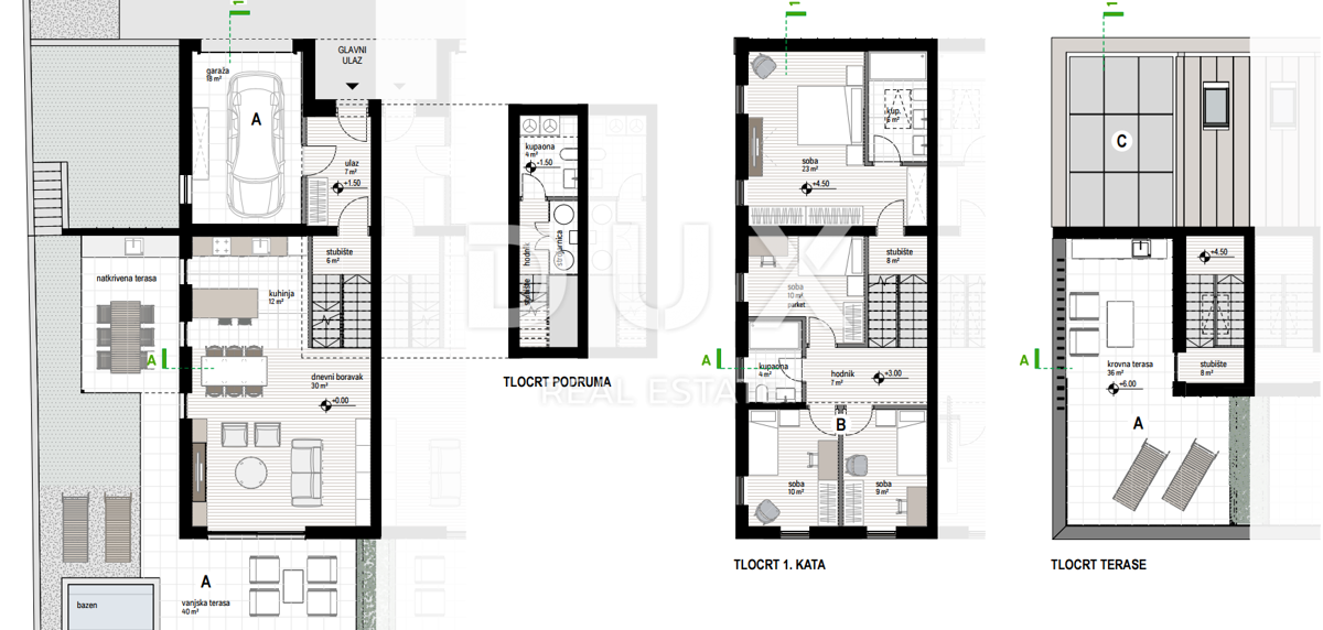 RIJEKA, KOSTRENA - esclusivo appartamento con piscina - nuova costruzione con vista panoramica sul mare! OPPORTUNITÀ!