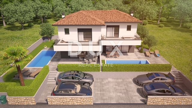 ISOLA DI KRK, MALINSKA - Moderno duplex con piscina privata