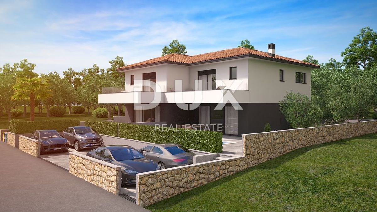 ISOLA DI KRK, MALINSKA - Moderno duplex con piscina privata