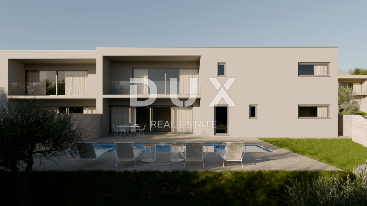 ISOLA DI KRK, BRZAC - Casa bifamiliare dal design moderno con piscina 40m2