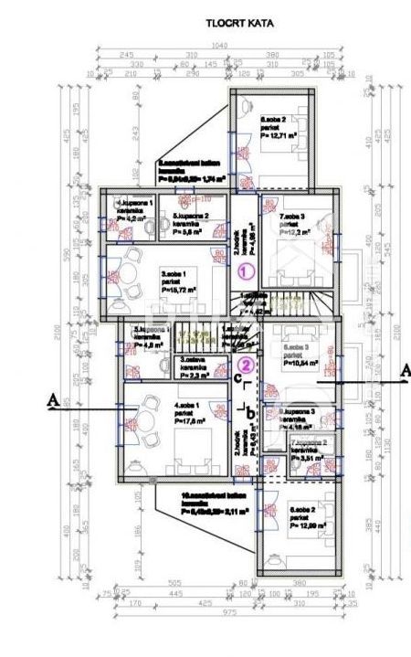 CRIKVENICA, SELCE - Terreno con concessione edilizia per villette bifamiliari