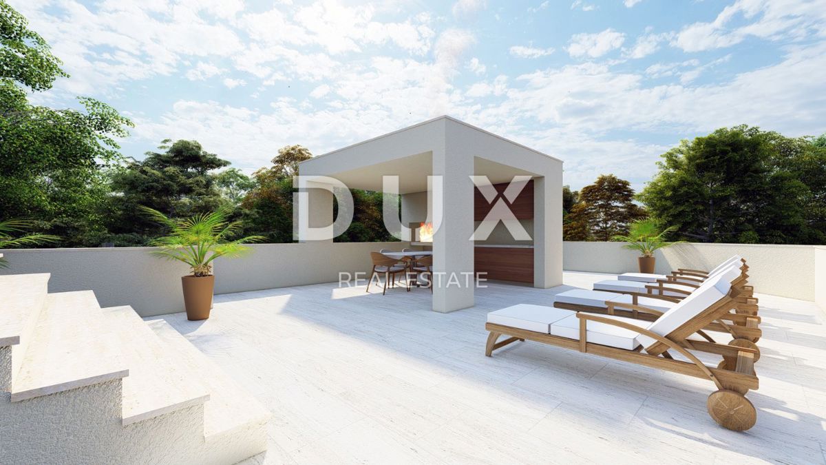 ZADAR, VRSI - Esclusivo appartamento al piano terra con piscina e giardino! S2