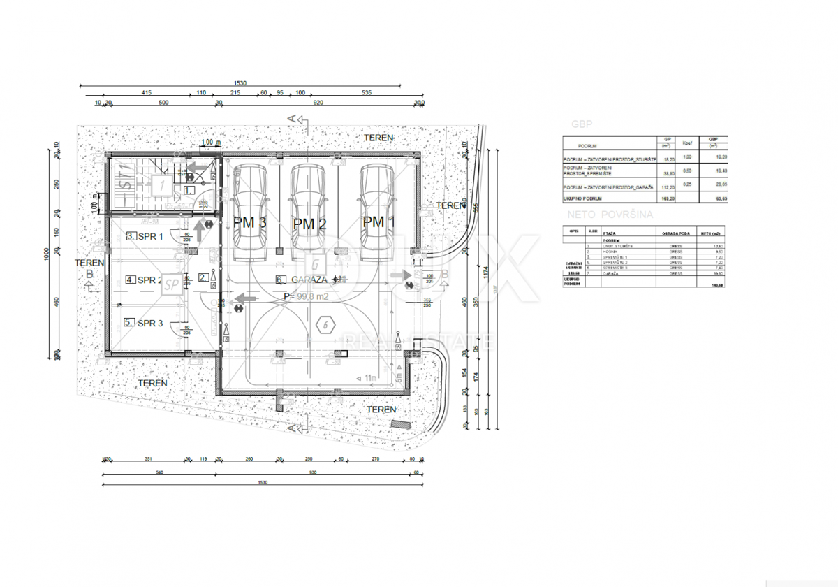 KASTAV, CENTRO - terreno edificabile 805m2 CON PERMESSO DI COSTRUZIONE!!! con vista mare per edilizia residenziale - appartamenti/appartamenti/villa familiare o villa in affitto - vacanza con piscina