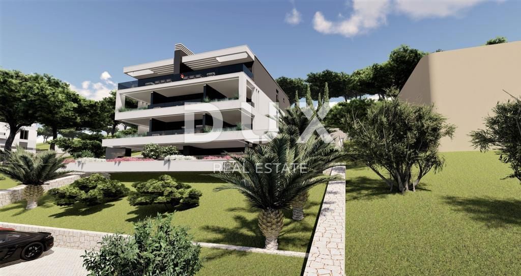 OPATIJA, CENTRO - lussuoso appartamento in una posizione privilegiata con vista panoramica sul mare, jacuzzi e garage