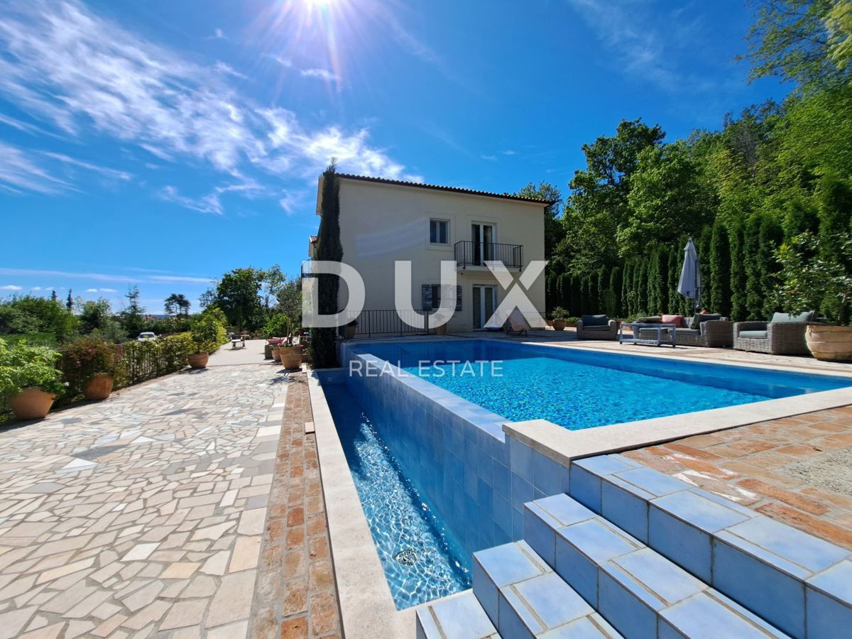 OPATIJA, BRSEČ - villa di lusso 430m2 con piscina e vista mare + giardino paesaggistico 2700m2