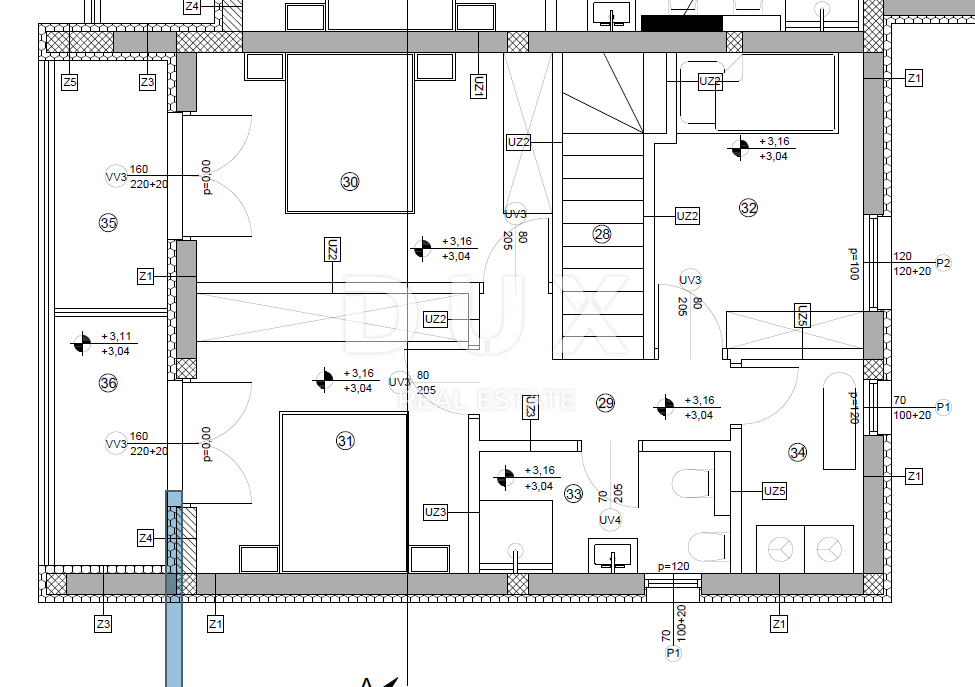 ŠIBENIK, VODICE - Appartamento duplex S4 in posizione tranquilla