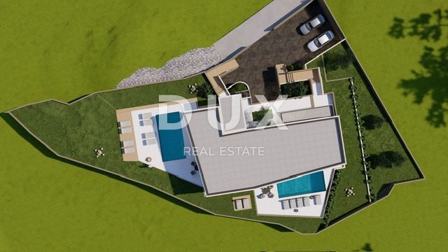 ISTRIA, ROVINJSKO SELO - Lussuosa casa isolata con garage sotterraneo! Ultima zona di costruzione a 10 minuti dal mare!