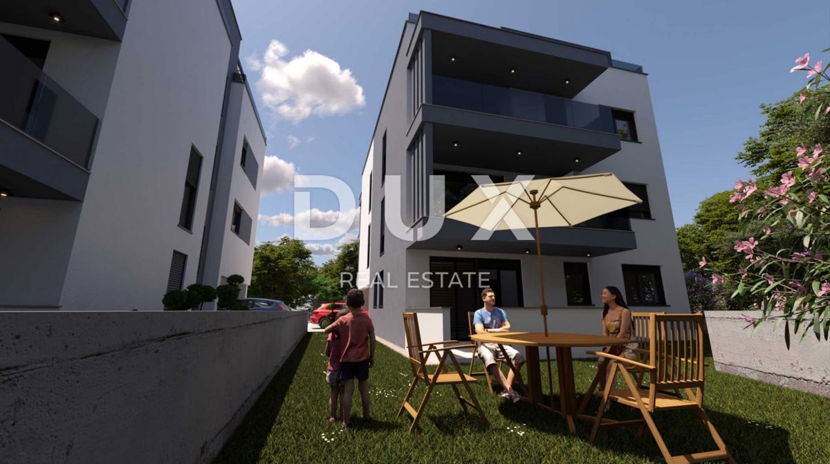 ZADAR, PETRČANE - Moderno appartamento con giardino in costruzione Z2 S1