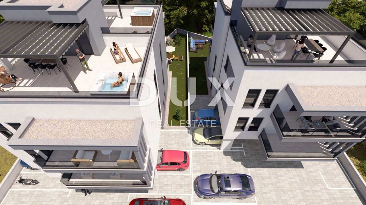 ZADAR, PETRČANE - Moderno appartamento con giardino in costruzione Z2 S1
