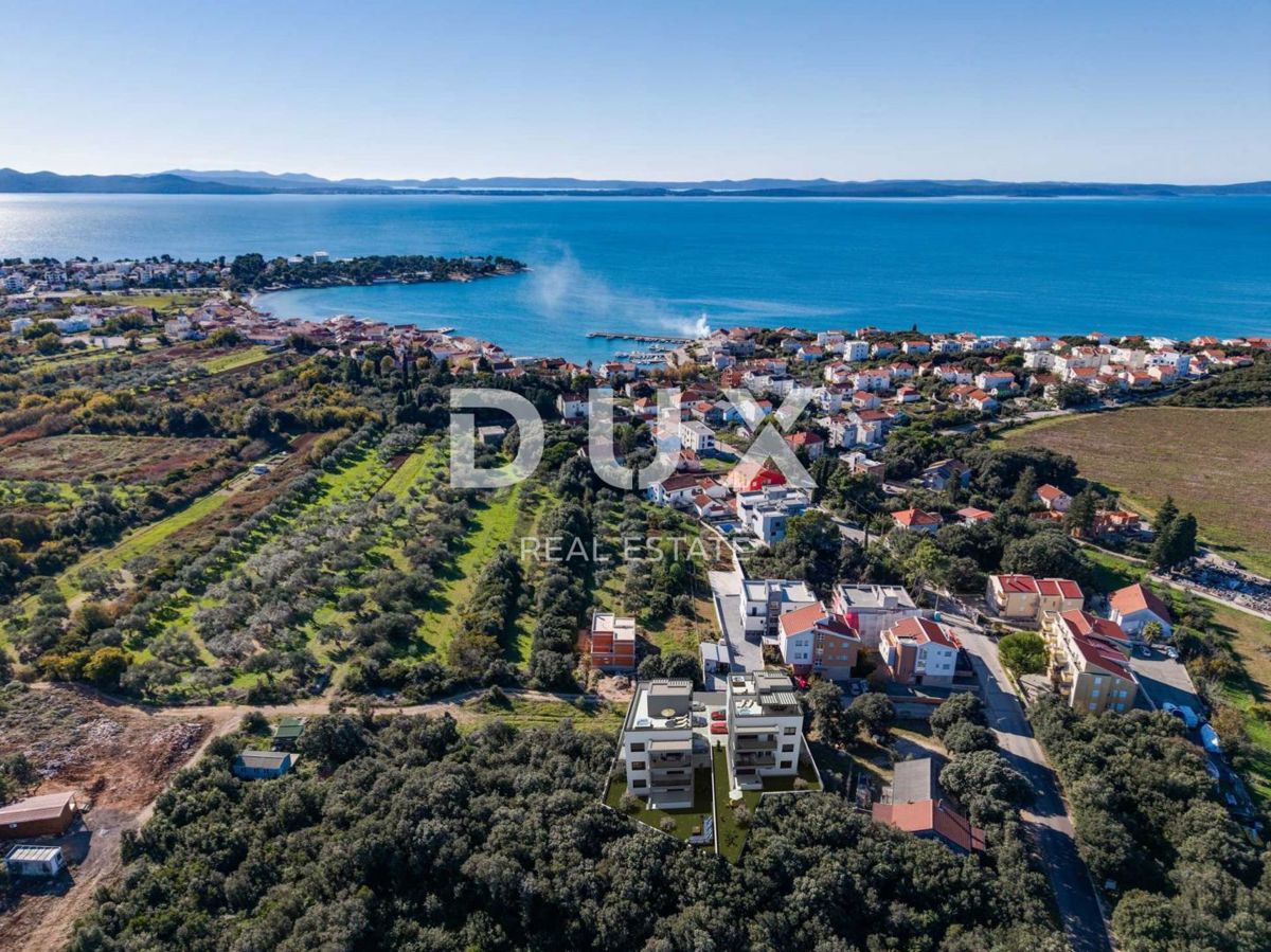 ZADAR, PETRČANE - Moderno appartamento con giardino in costruzione Z2 S1