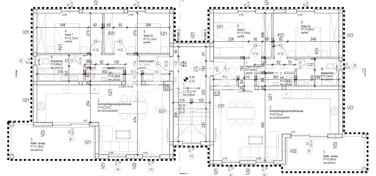 ZADAR, VRSI - Moderno appartamento in nuovo edificio al 1° piano! S4
