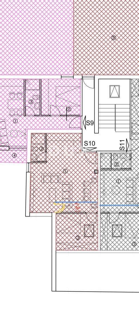 CRIKVENICA - Appartamento di 61,47 m2, a 450 m dal mare