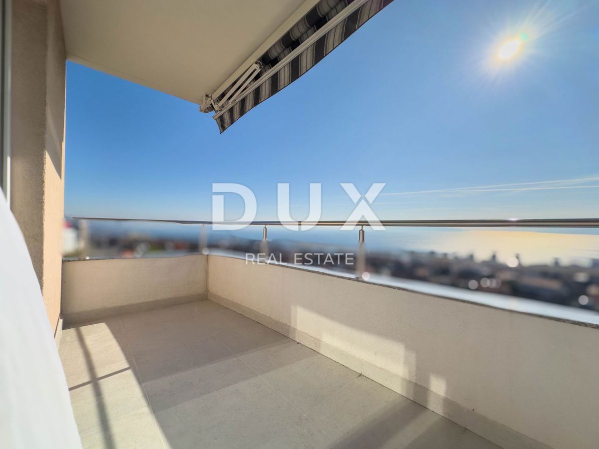 RIJEKA, ZAMET - 2BR+LR con vista panoramica sul mare