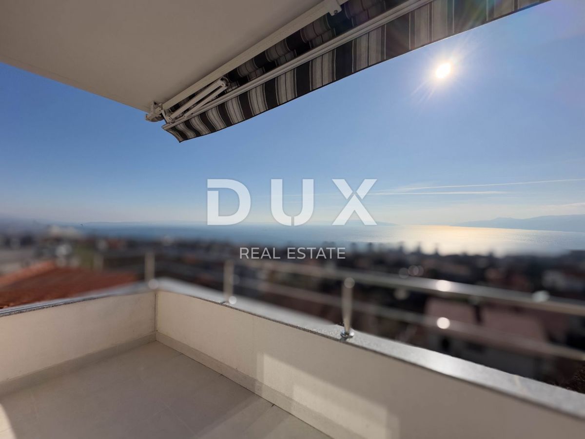 RIJEKA, ZAMET - 2BR+LR con vista panoramica sul mare
