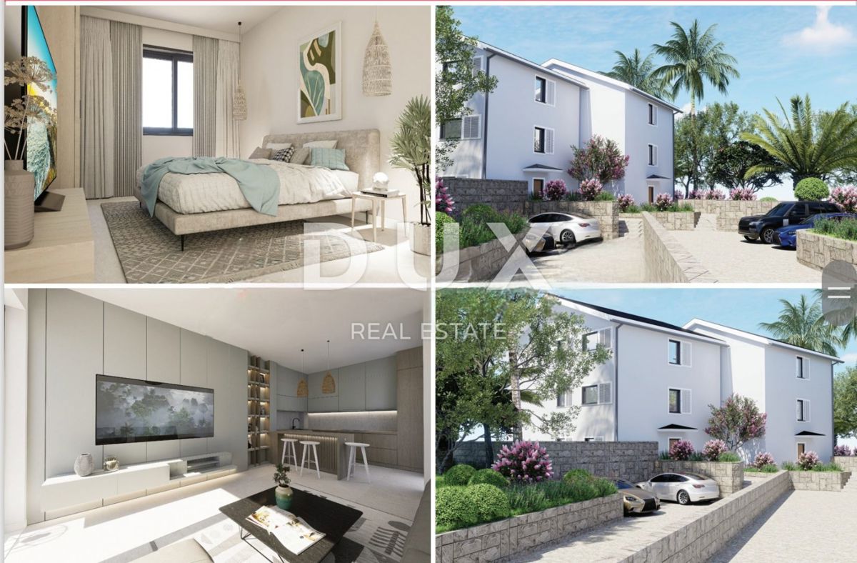 MATULJI, JURDANI, PERMANI - appartamento 68m2 + galleria 31m2, 2° piano 3 camere da letto + soggiorno 
