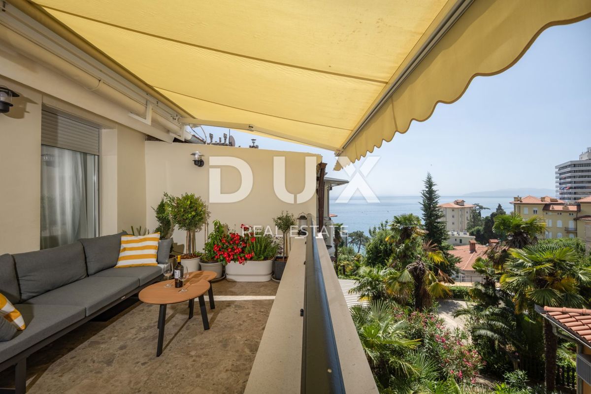 OPATIJA, CENTRO - Appartamento recentemente ristrutturato con vista mare