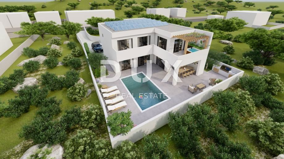 ISOLA DI PAG, CITTÀ DI PAG - Villa con piscina in costruzione