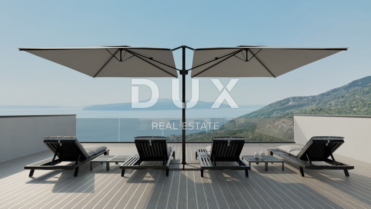OPATIJA, POLJANE - Progetto di villa con vista sul mare