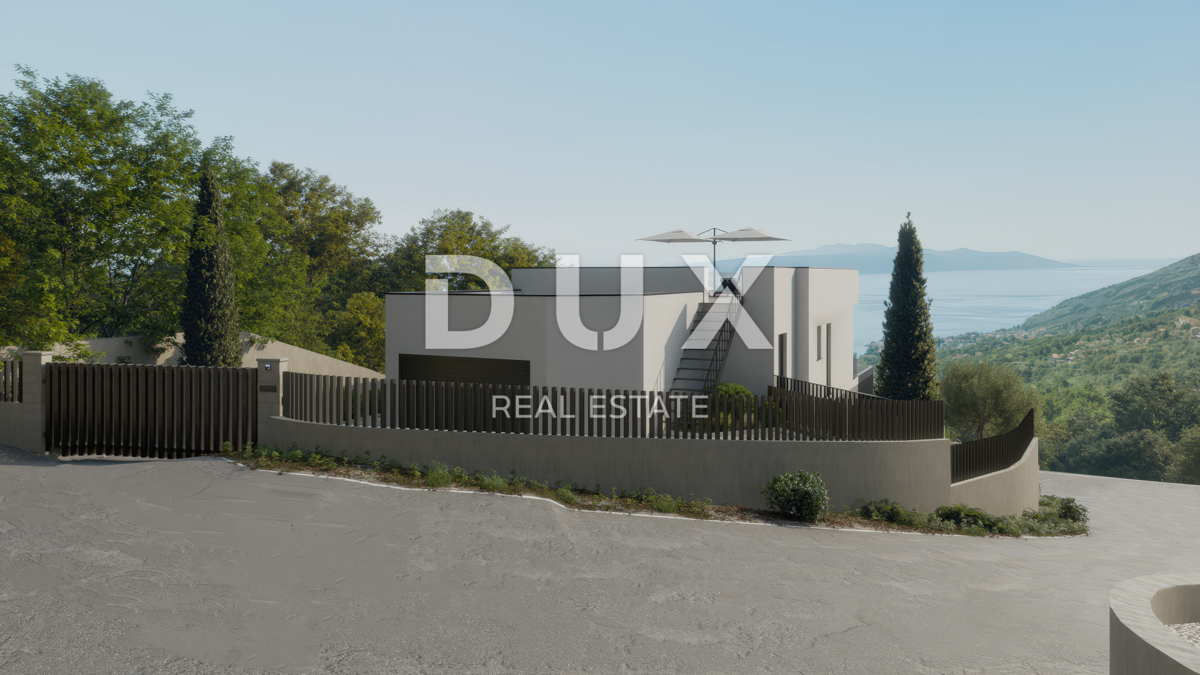 OPATIJA, POLJANE - Progetto di villa con vista sul mare